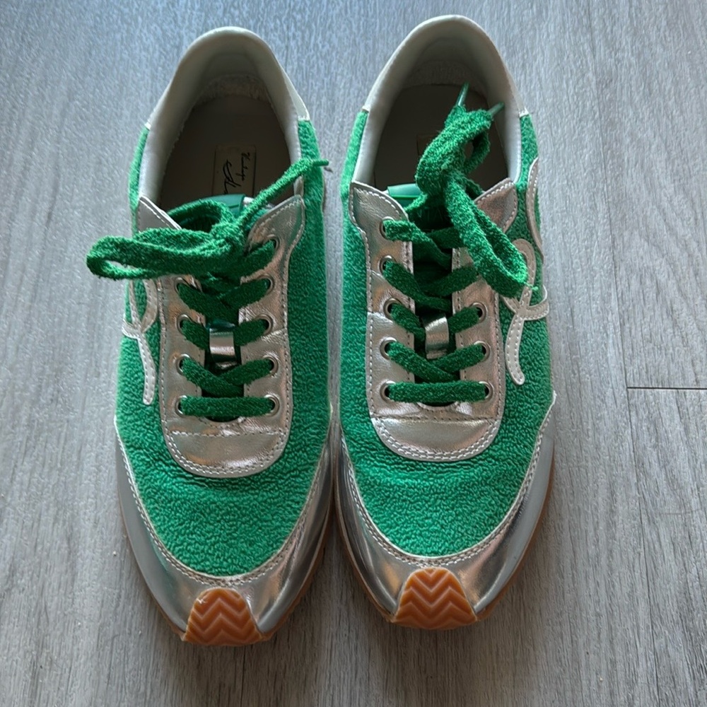Vintage Havana Vroom Silver/green tennis sneakers
